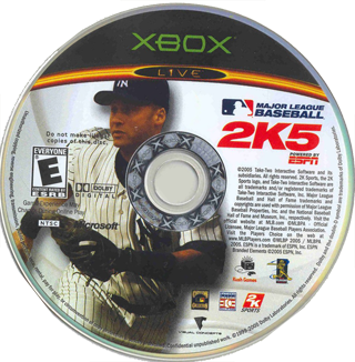 Major League Baseball 2K5 (USA) Game Disc